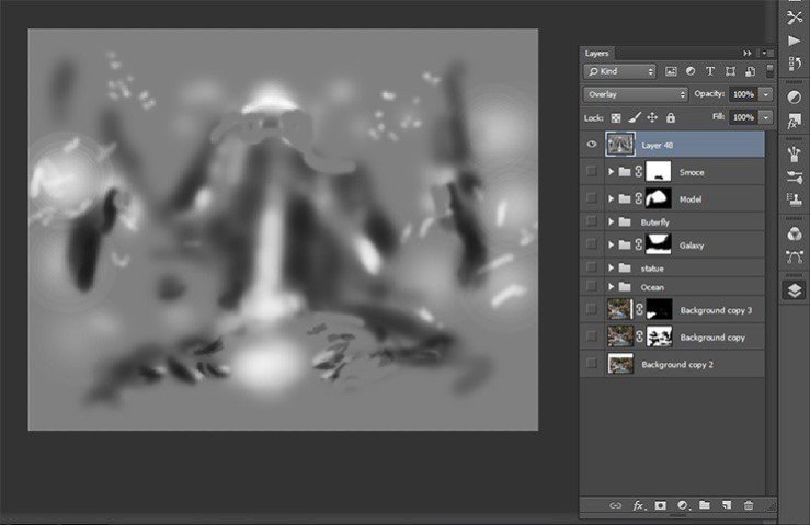 Photoshop合成正在施法的巫師【英】