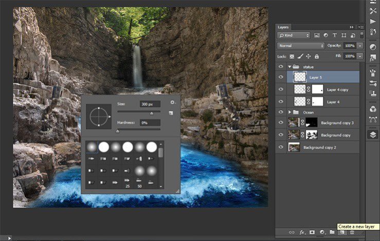 Photoshop合成正在施法的巫師【英】