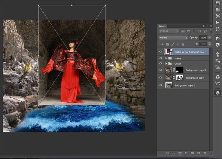 Photoshop合成正在施法的巫師【英】