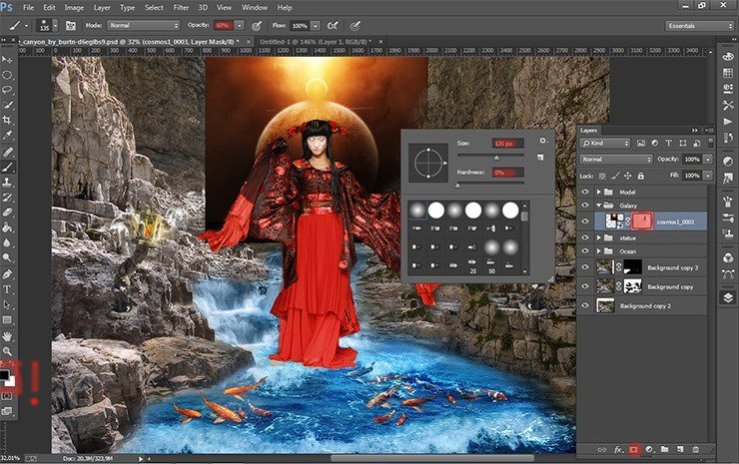 Photoshop合成正在施法的巫師【英】