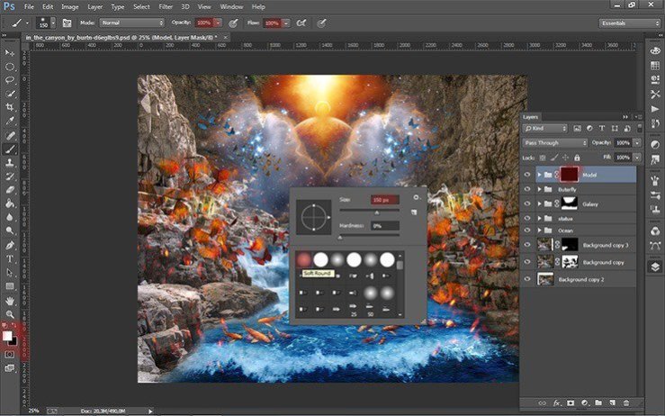 Photoshop合成正在施法的巫師【英】
