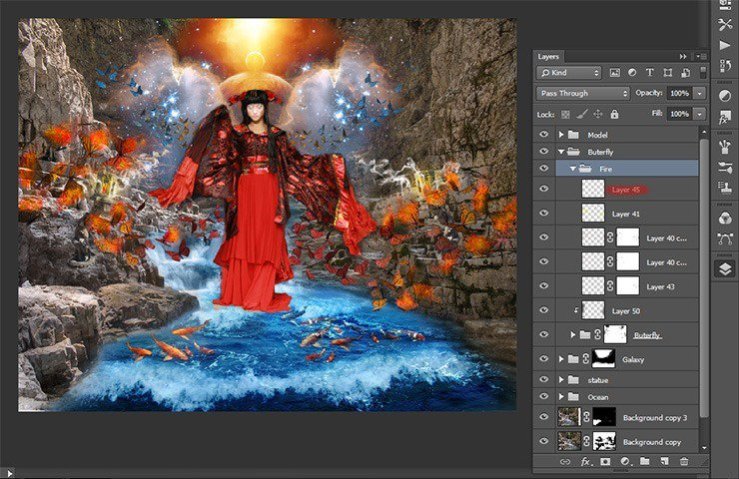 Photoshop合成正在施法的巫師【英】