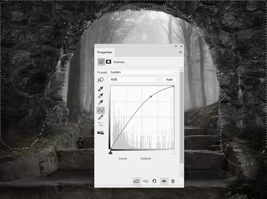 Photoshop合成夢幻風格的森林場景【英】