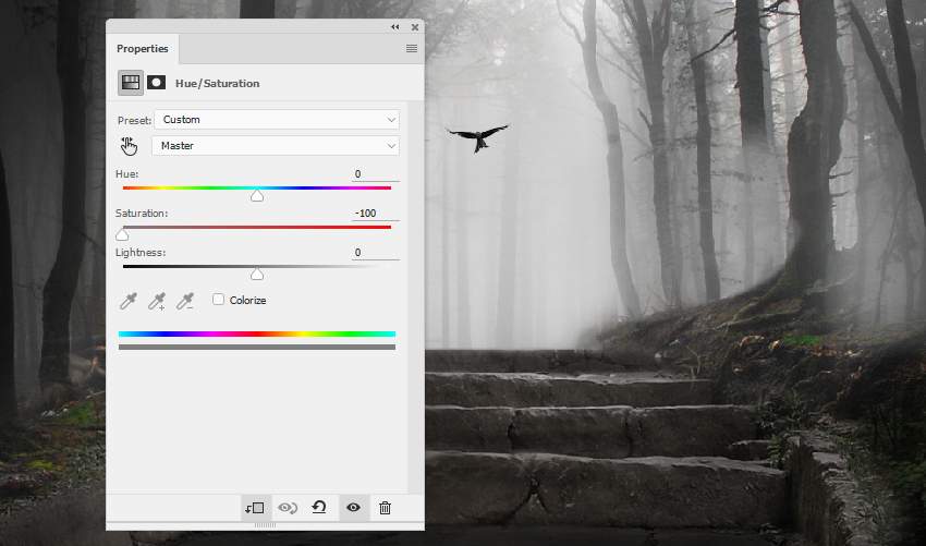 Photoshop合成夢幻風格的森林場景【英】