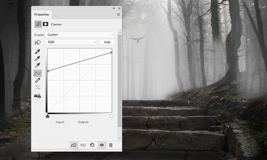 Photoshop合成夢幻風格的森林場景【英】