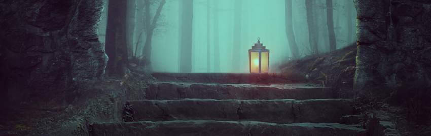 Photoshop合成夢幻風格的森林場景【英】