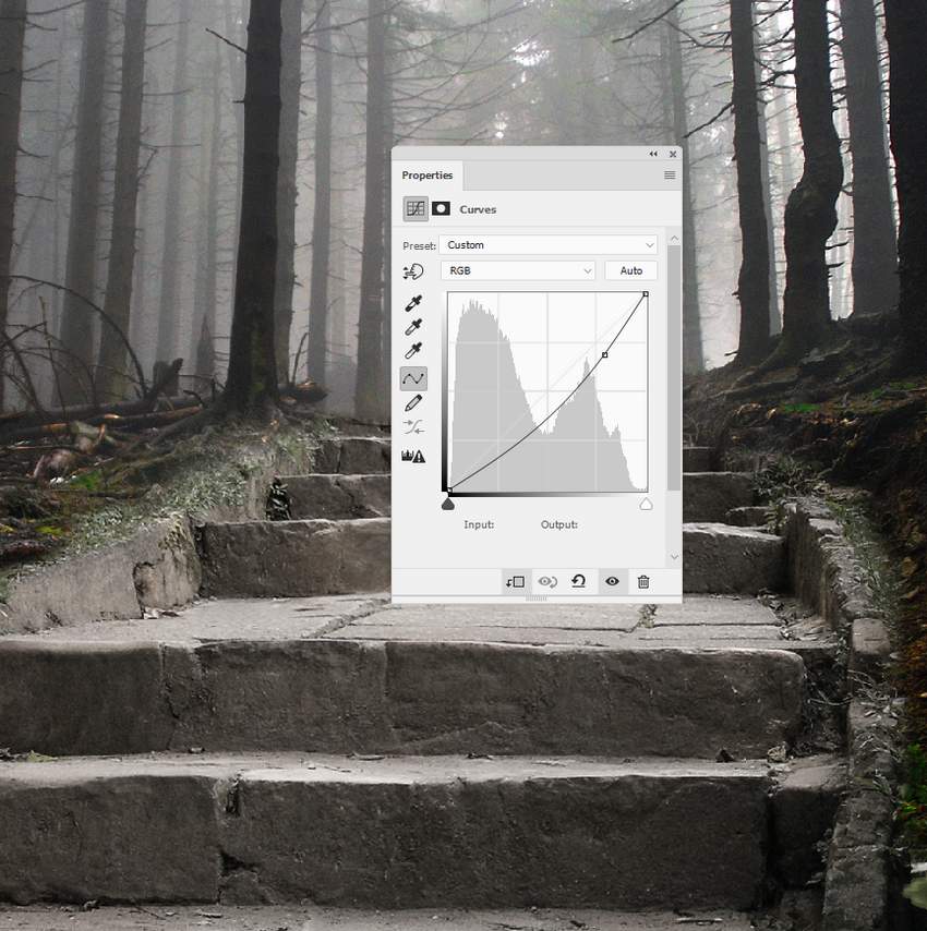 Photoshop合成夢幻風格的森林場景【英】