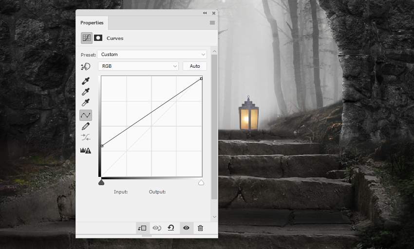 Photoshop合成夢幻風格的森林場景【英】