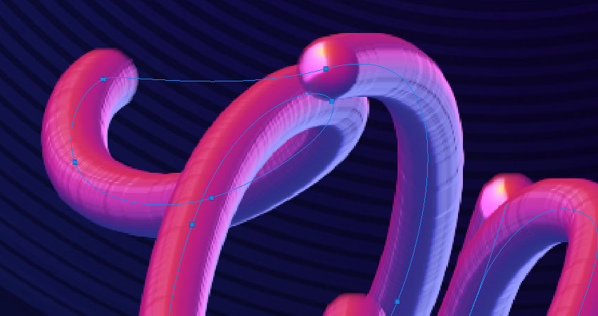 Photoshop制作驚艷大氣的3D立體字