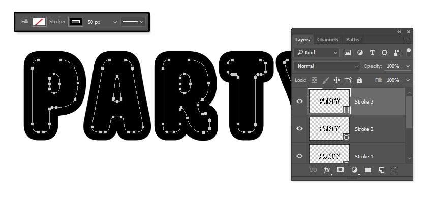 Photoshop制作黃金質感立體字【英】