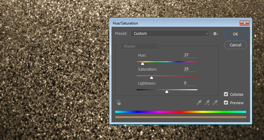 Photoshop制作黃金質感立體字【英】