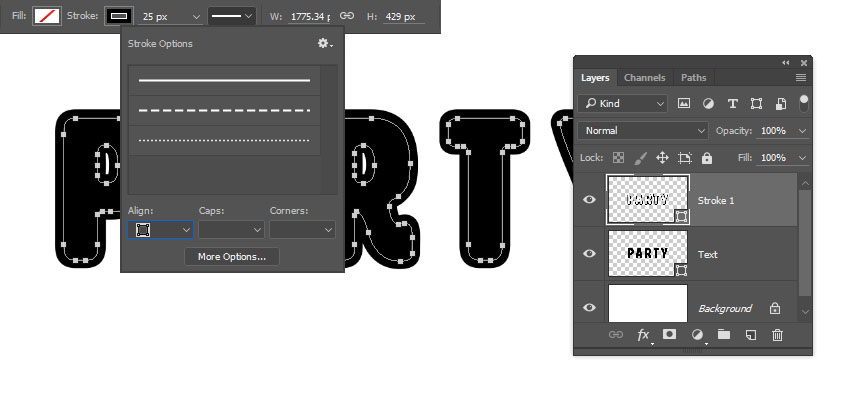 Photoshop制作黃金質感立體字【英】