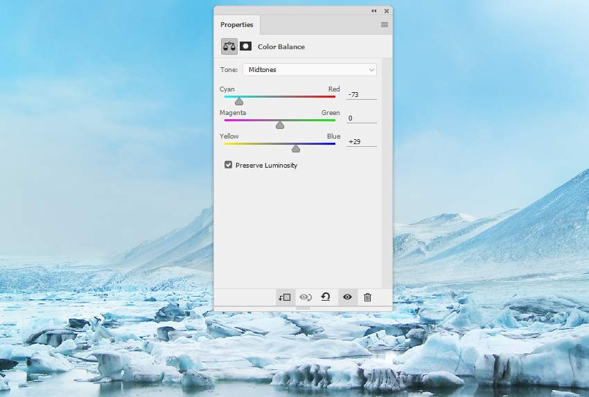 Photoshop合成冰凍特效的金魚(yú)場(chǎng)景【英】