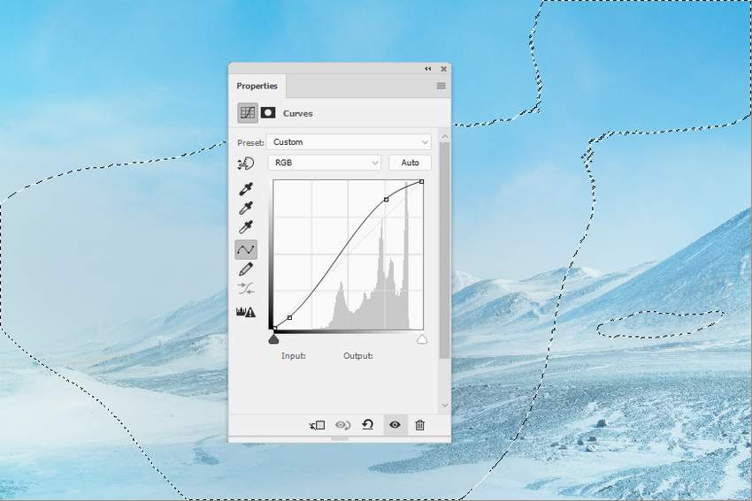 Photoshop合成冰凍特效的金魚場景【英】