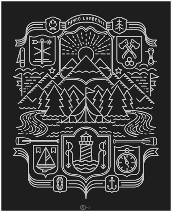 50個醒目的黑白色調版面設計欣賞