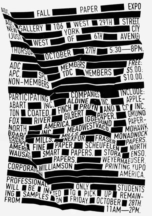 50個醒目的黑白色調版面設計欣賞