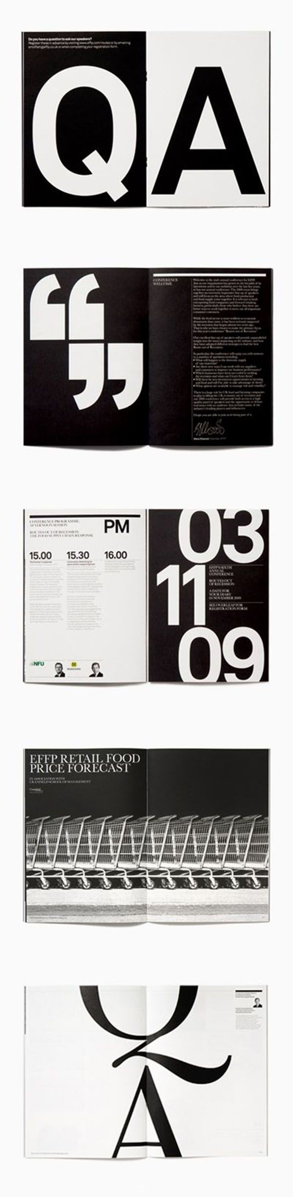 50個醒目的黑白色調版面設計欣賞