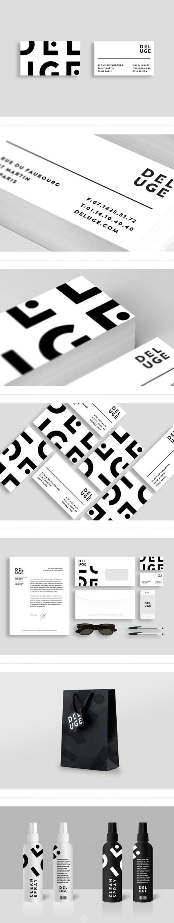 50個醒目的黑白色調版面設計欣賞