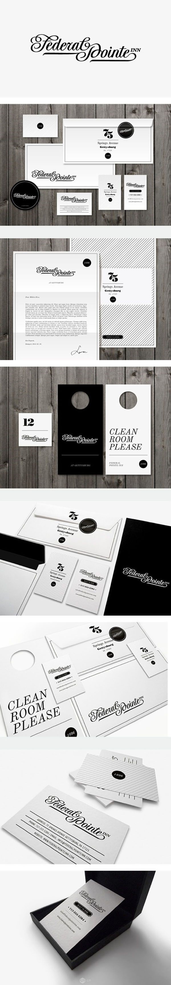 50個醒目的黑白色調版面設計欣賞