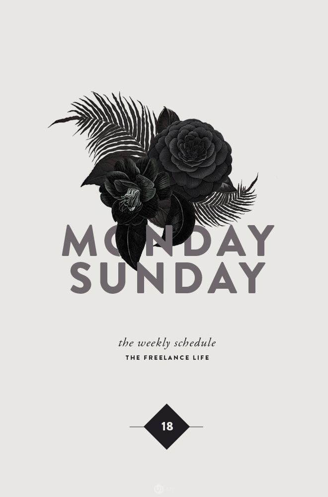 50個醒目的黑白色調版面設計欣賞