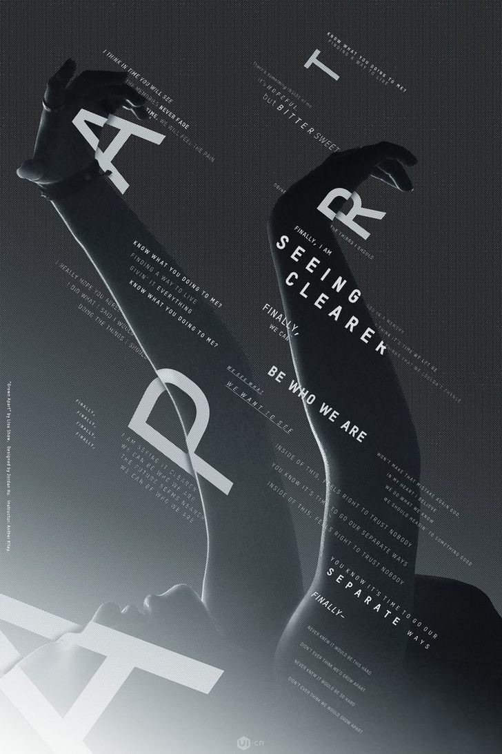 50個醒目的黑白色調版面設計欣賞