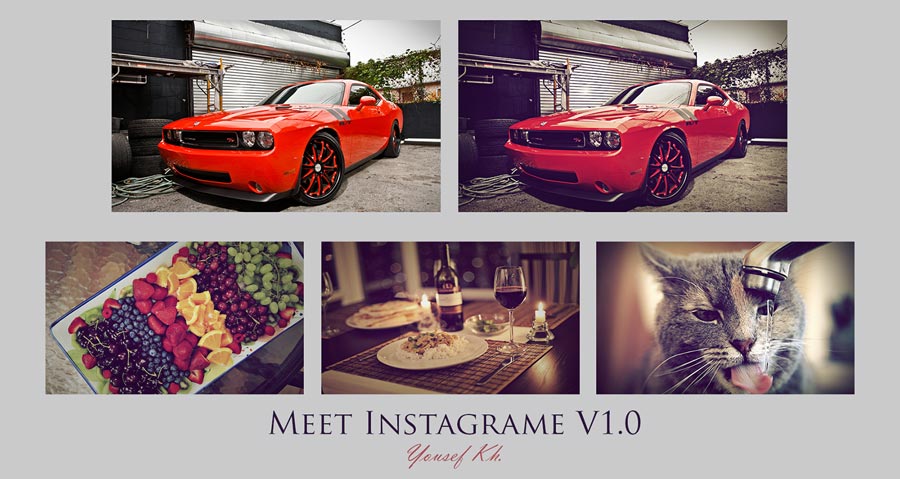 Instagrameϵ�Џ͹�ˇ�gЧ��PS����