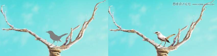 Photoshop合成長(zhǎng)著創(chuàng)意大樹(shù)的長(zhǎng)頸鹿【英】