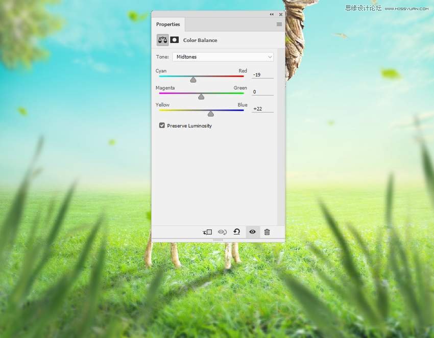 Photoshop合成長(zhǎng)著創(chuàng)意大樹(shù)的長(zhǎng)頸鹿【英】