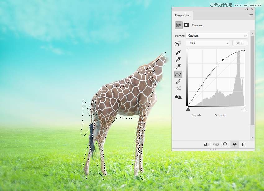 Photoshop合成長(zhǎng)著創(chuàng)意大樹的長(zhǎng)頸鹿【英】