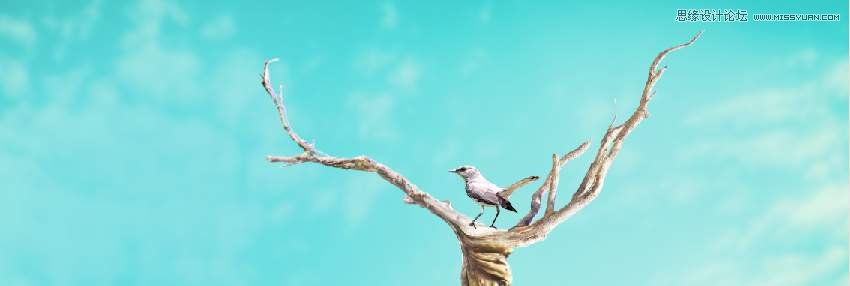 Photoshop合成長(zhǎng)著創(chuàng)意大樹(shù)的長(zhǎng)頸鹿【英】