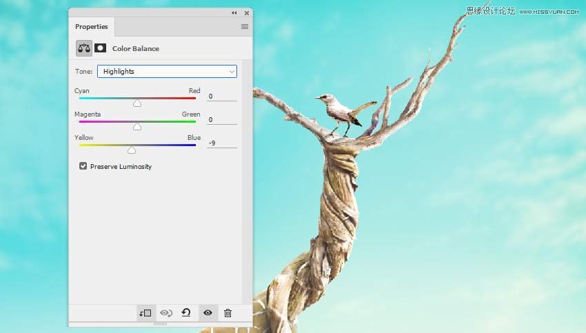Photoshop合成長(zhǎng)著創(chuàng)意大樹(shù)的長(zhǎng)頸鹿【英】