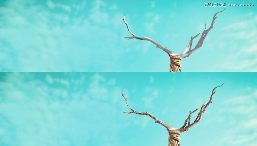 Photoshop合成長著創意大樹的長頸鹿【英】