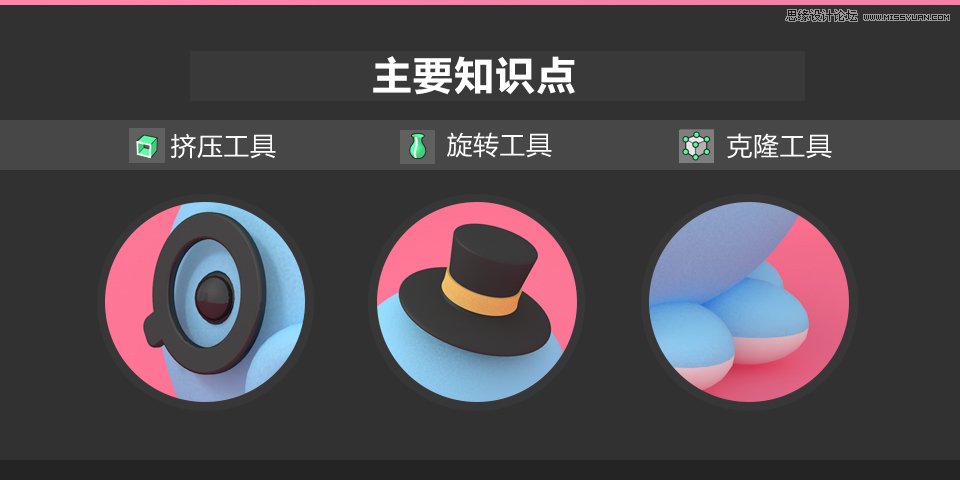 C4D�L�ƿɐ۵�С���~��ģ�̳�