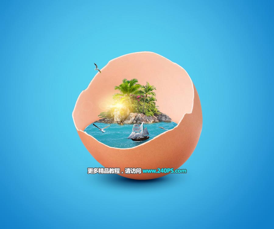 Photoshop�ϳɵ����еĄ��⺣��ð�U����