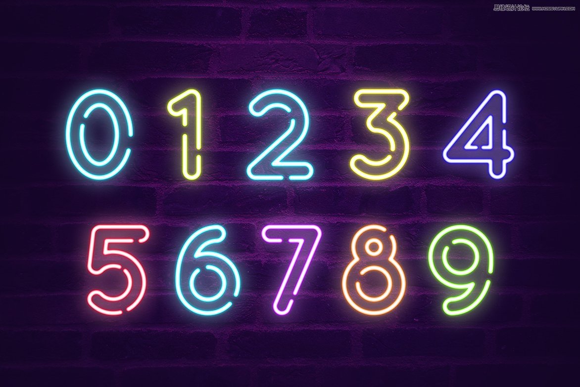 好看又免費的霓虹燈字體免費下載