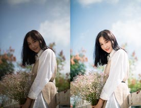 Photoshop�{(di��o)���⾰��Ů�������������wɫ