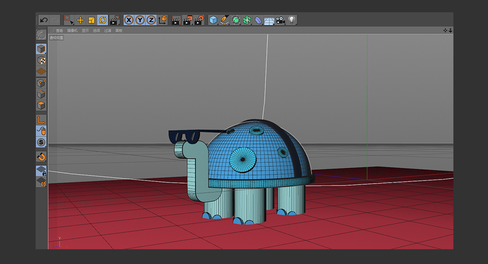 C4D������ī�R��С������ģ�̳�