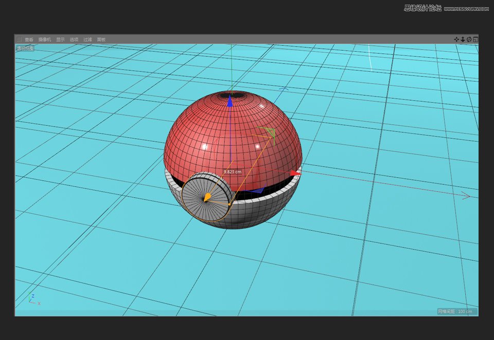 C4D�����A�εČ���С���`��ģ�̳�