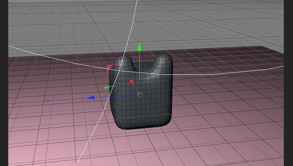 C4DԔ���������ȇ}С���ӽ�ģ�̳�