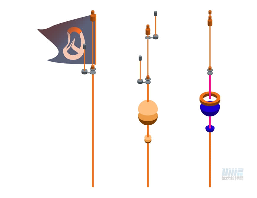Illustrator繪制2.5D風格的游戲場景效果