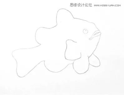 詳解彩色鉛筆畫之小丑魚的畫法