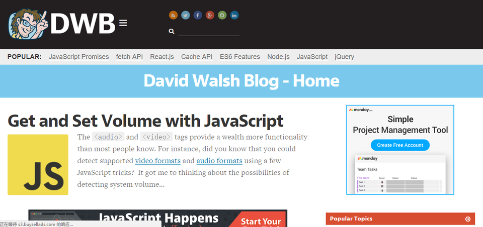 11款2018年最值得關注網頁開發(fā)博客