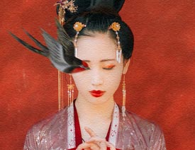 Photoshop�o�t�����L(f��ng)��Ů���Ӽ����y��Ч��