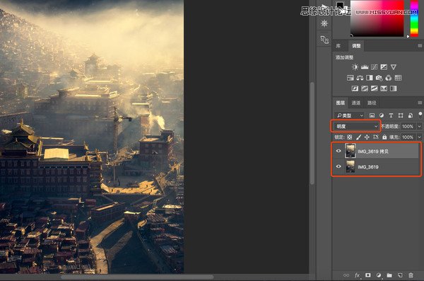 Photoshop�{���峿���f��ƬůɫЧ��