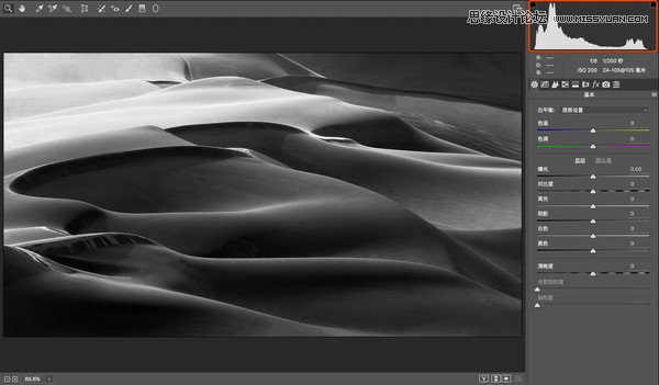 Photoshop通過調色實例解析直方圖使用技巧