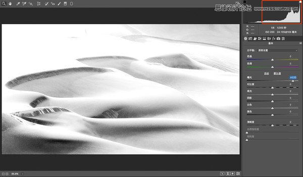Photoshop通過調色實例解析直方圖使用技巧