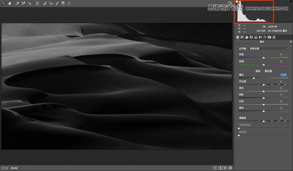 Photoshop通過調色實例解析直方圖使用技巧