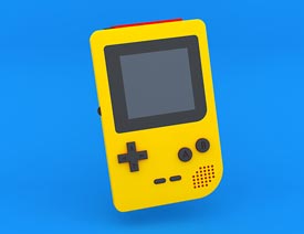 C4D��������Gameboy�Α�C��ģ�̳�