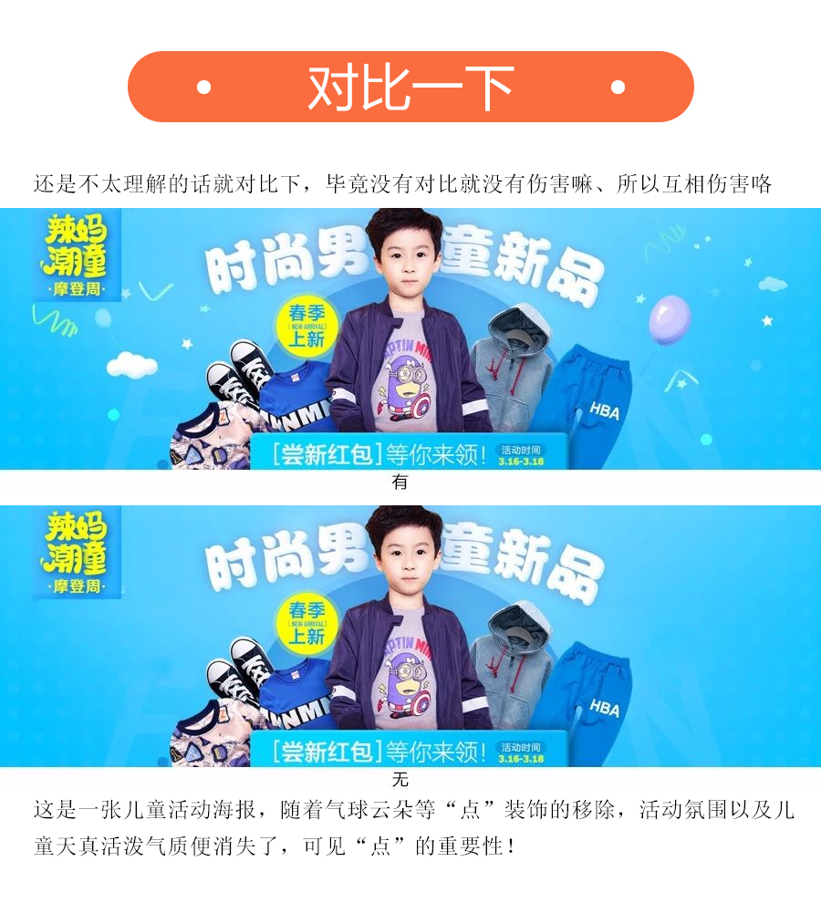 詳細解析板式設計中的點有什么作用