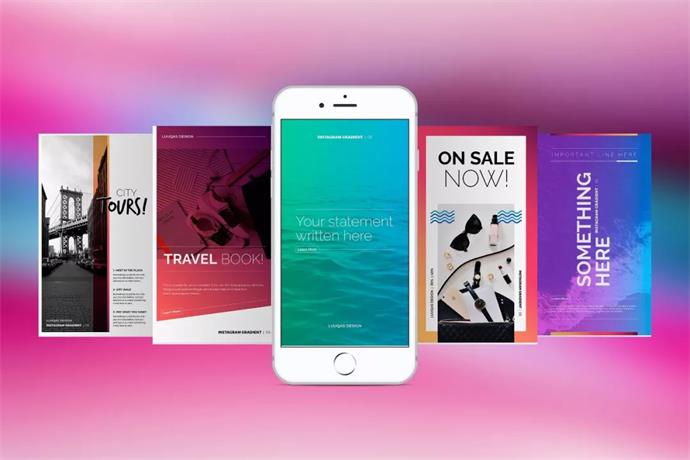 800多套各種色系的PS漸變免費下載